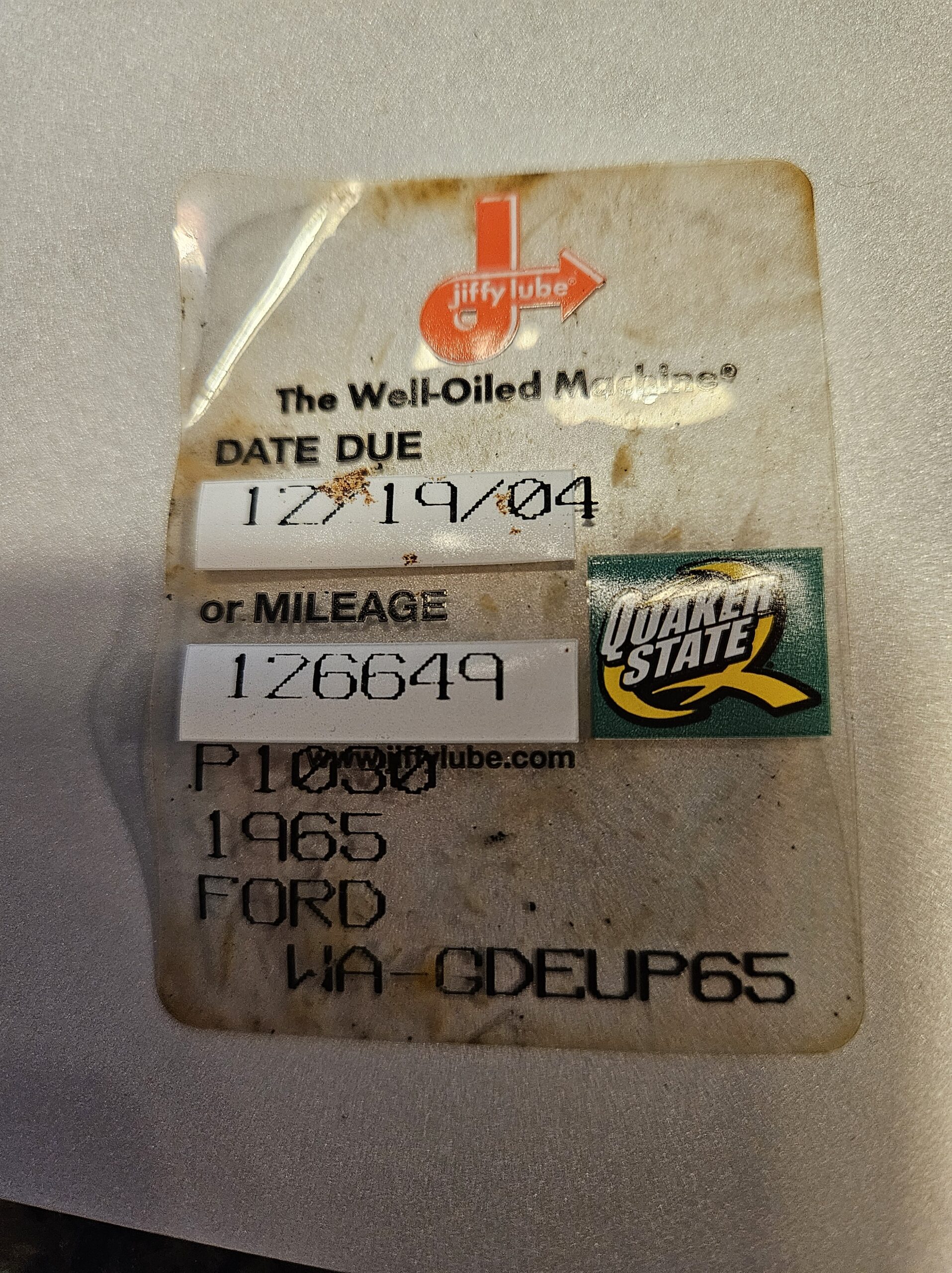 The Great Glovebox Adventure